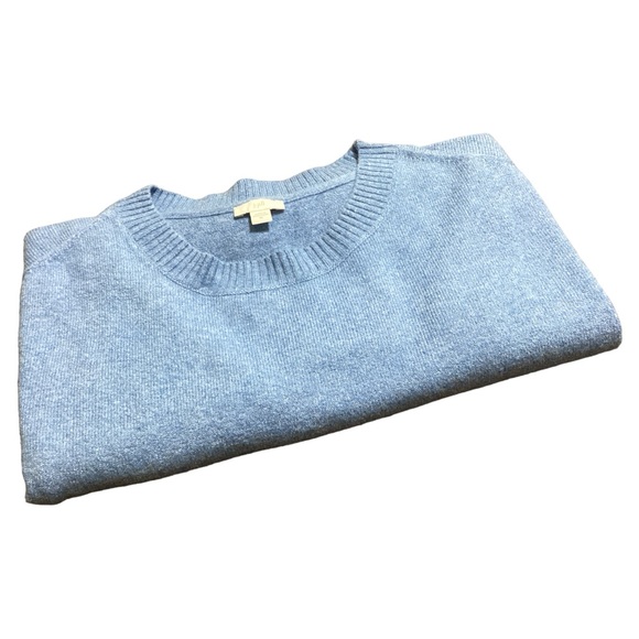 J. Jill Women's Long Sleeve Split Hem Blue Stretch Pullover Sweater Plus Size 3X - Picture 15 of 16